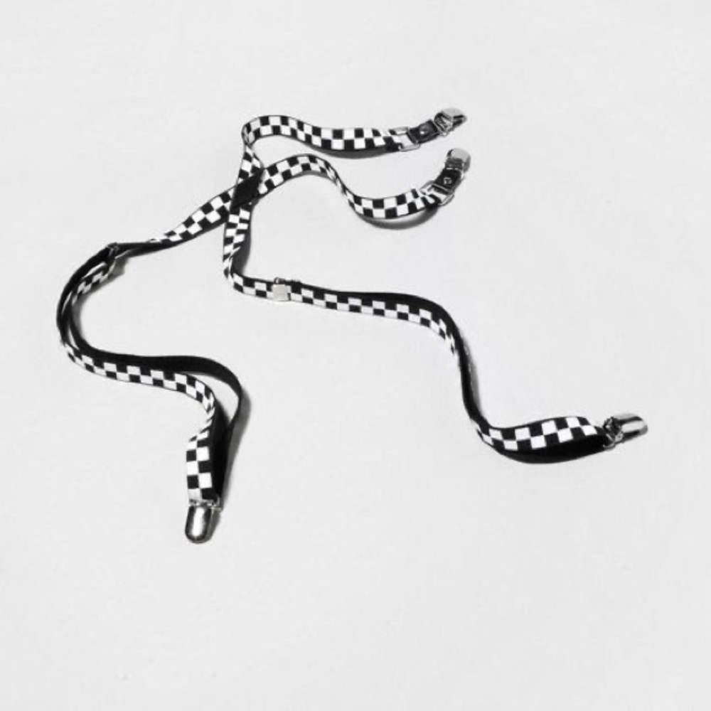 Claire’s Checkered Suspenders
